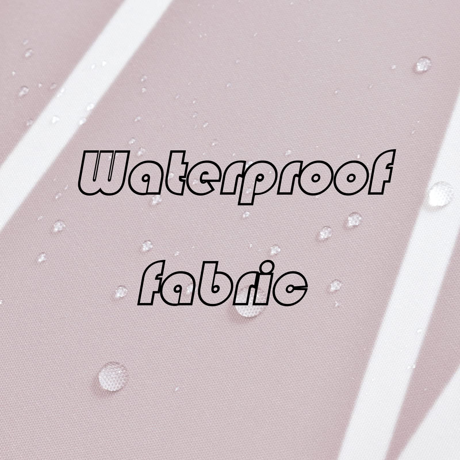 Punkray Pink Shower Curtain For Bathroom With Hooks Shower Curtain Set,White Stripe Bath Curtains Decorative Shower Curtains Wat